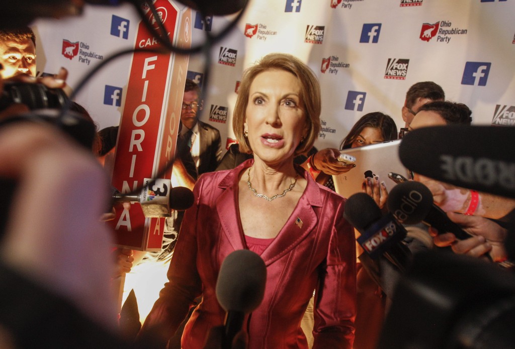 Carly Fiorina lucha por un lugar en el segundo debate republicano
