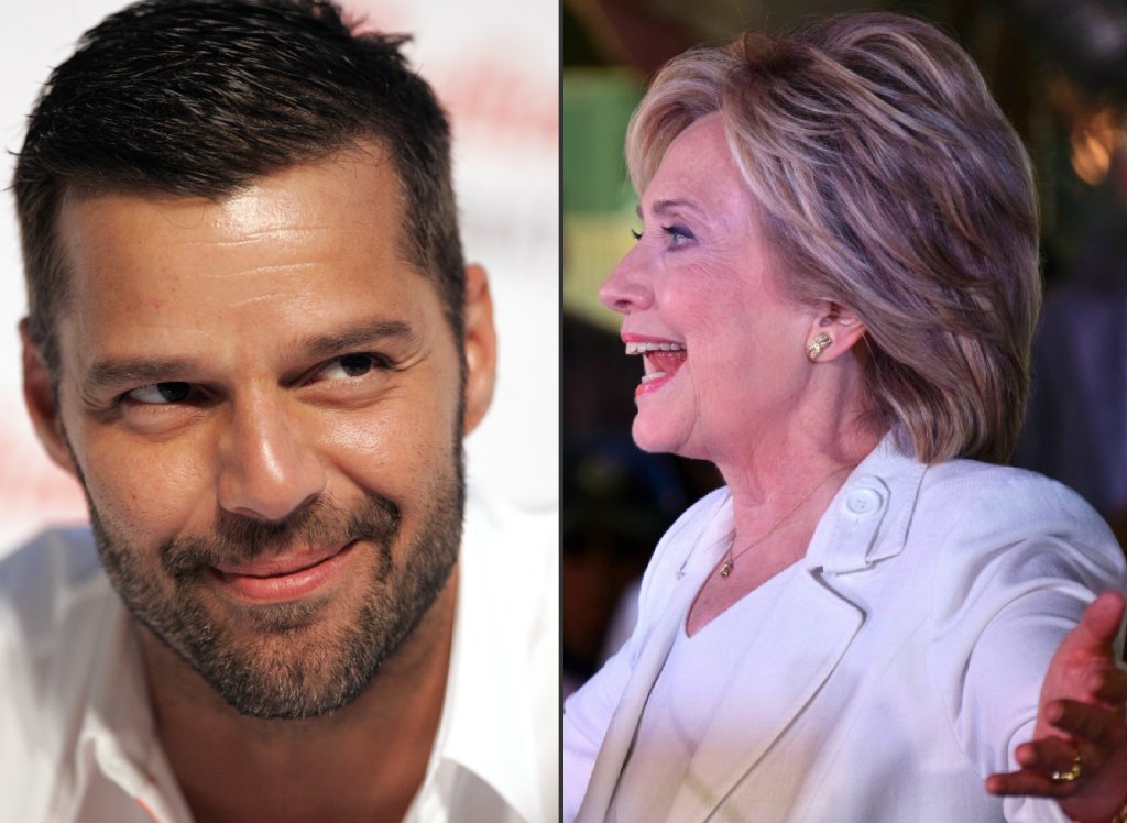 Ricky Martin perdona a Hillary Clinton