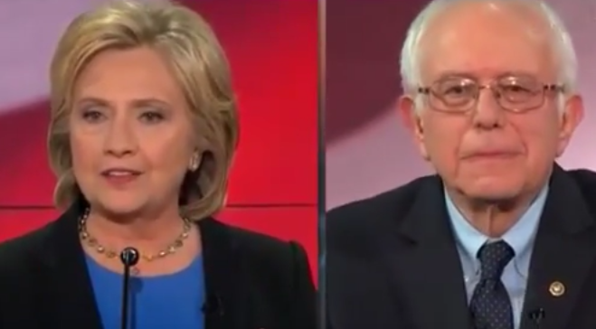 VIDEO: Hillary Clinton intenta cortarle el paso a Bernie Sanders