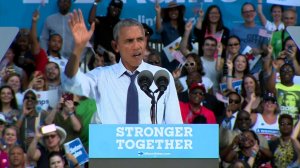Obama pide el voto por Hillary Clinton en Pensilvania