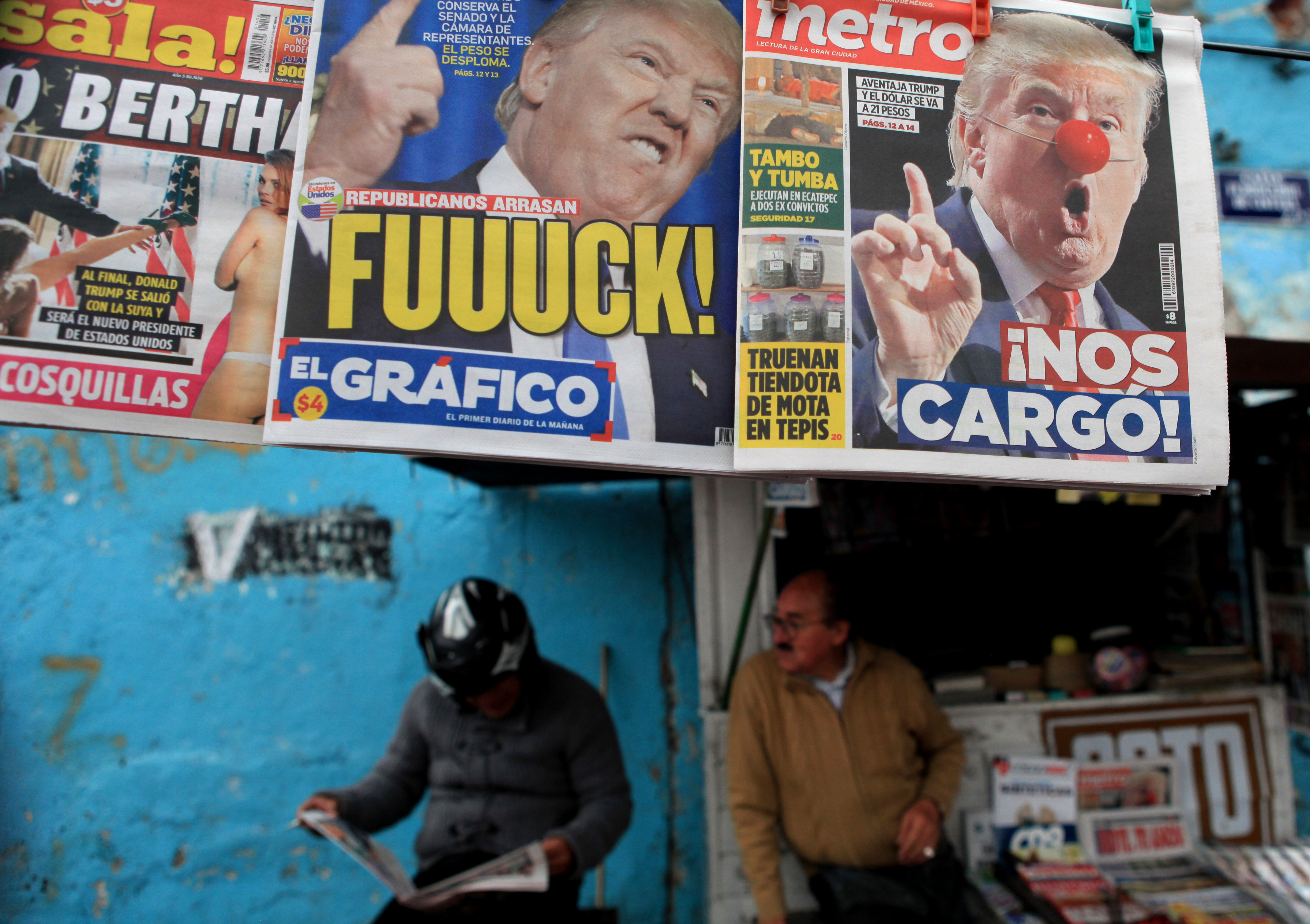 Prensa mexicana “tiembla” con el triunfo de Trump en EEUU