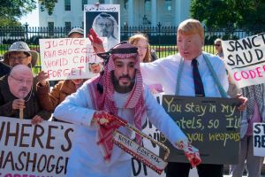 Imitan a Trump y príncipe saudí
