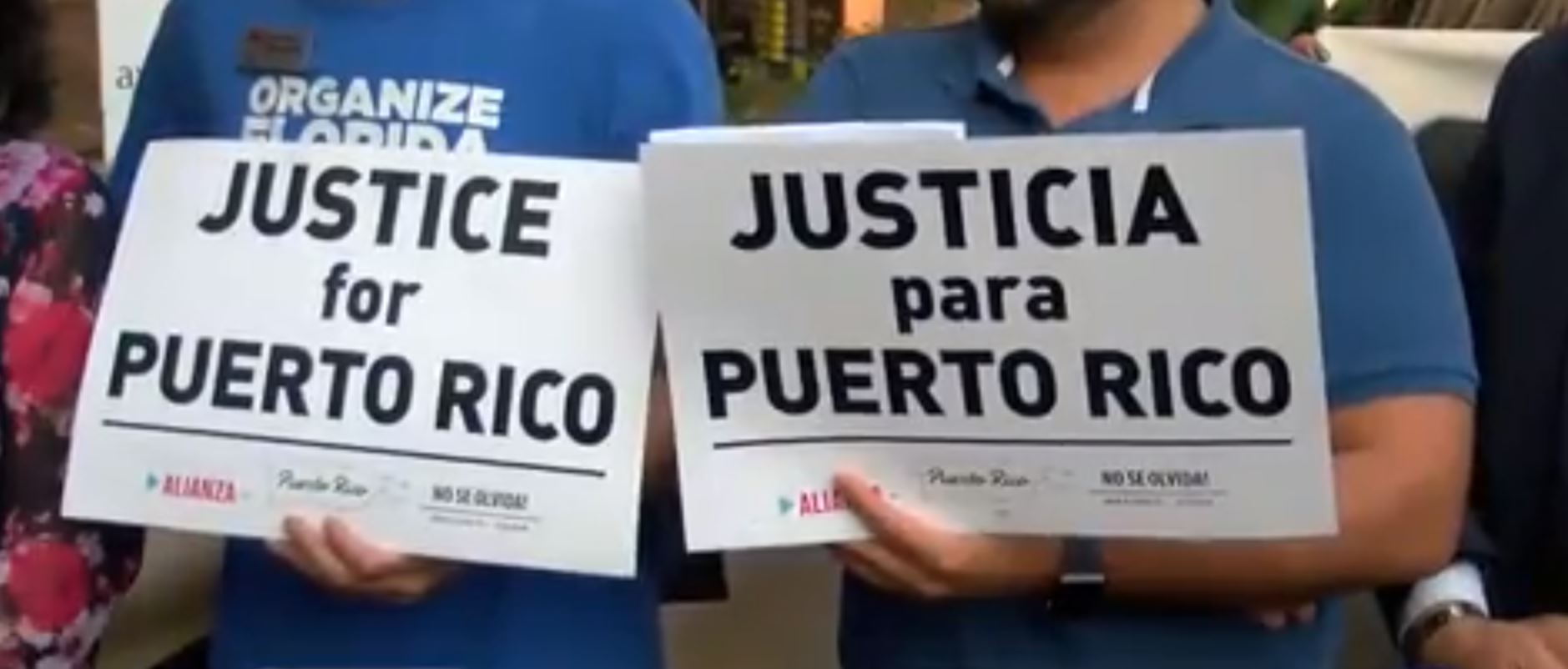 VIDEO: Activistas en Florida piden que se audite la deuda de Puerto Rico