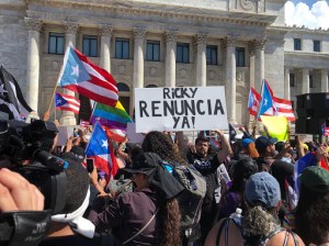 Trump fustiga al liderazgo de Puerto Rico en medio de las protestas