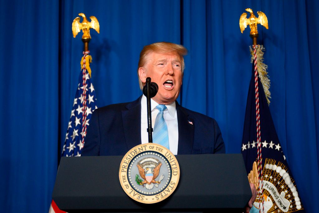Trump dice que lanzó ataque en Bagdad para “detener la guerra”